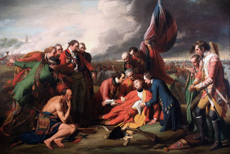 Benjamin West The Death of Wolfe (mk25)